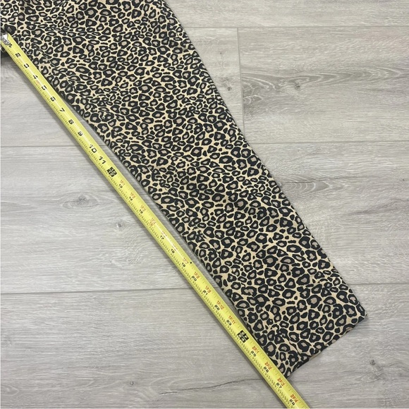 Who What Wear. Womens Leopard Print High Rise Pull on stretch pants Size 12 - Picture 4 of 8